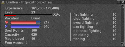 Signature for player Drullen