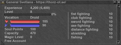 Signature for player General Svetlana