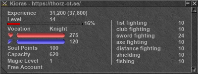 Signature for player Kioras