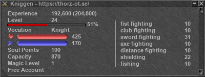 Signature for player Kniggen