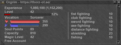 Signature for player Orgrim