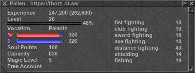 Signature for player Pallen