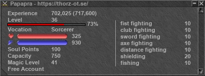 Signature for player Papapra