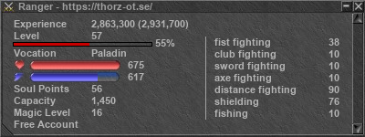 Signature for player Ranger